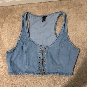 Denim Crop Top